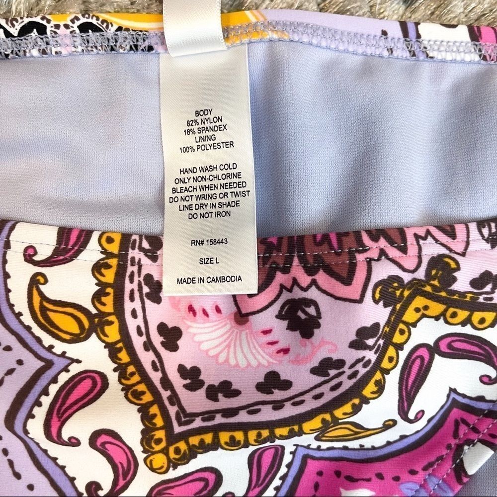 Hula Honey Bikini Lightly Padded Halter Tie-back + Matching Bottoms Size L NWT - Picture 15 of 16